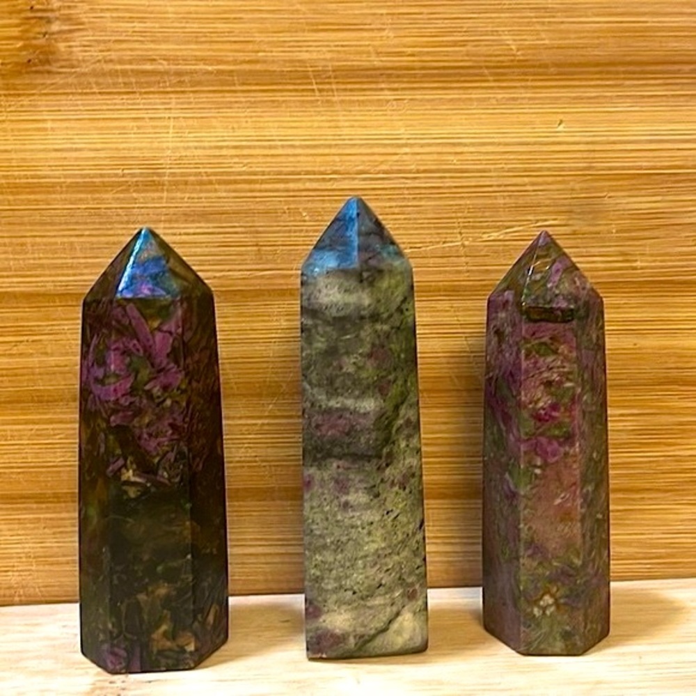 SET OF 3 RUBY LOVERS TOWERS 💗 Ruby in Matrix Towers